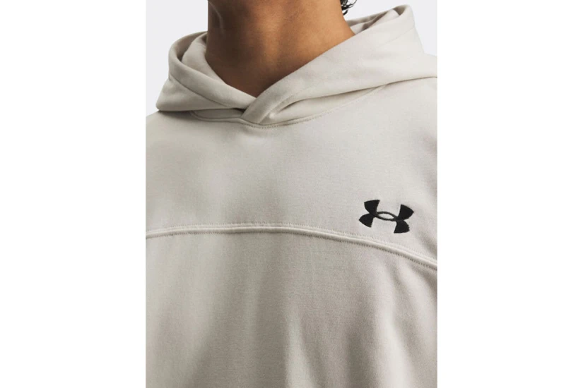 Under Armour Rival Lightweight Ανδρικό Φούτερ με Κουκούλα Εκρού