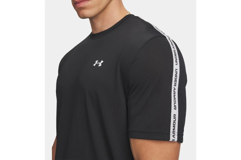 Under Armour Tech Taping Ανδρικό Κοντομάνικο T-Shirt Μαύρο