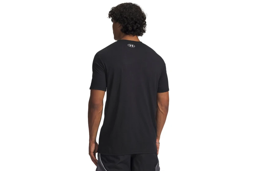 Under Armour Wordmark Locker Tag Ανδρικό Κοντομάνικο T-Shirt Μαύρο