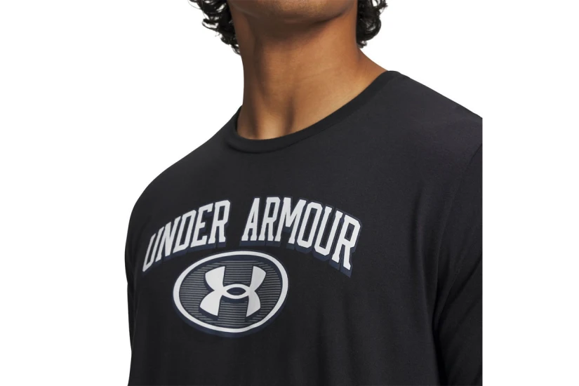 Under Armour Wordmark Locker Tag Ανδρικό Κοντομάνικο T-Shirt Μαύρο
