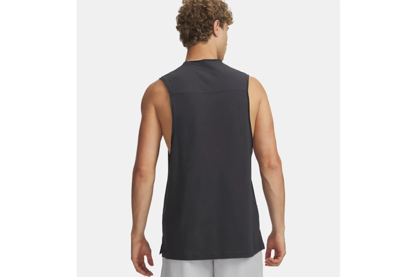 Under Armour Hoops Training Ανδρική Αμάνικη Μπλούζα Ανθρακί