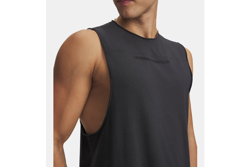 Under Armour Hoops Training Ανδρική Αμάνικη Μπλούζα Ανθρακί