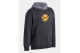 Under Armour Rival Fleece Graphics Παιδικό Φούτερ με Κουκούλα Ανθρακί, Γκρι, Κίτρινο, Πορτοκαλί