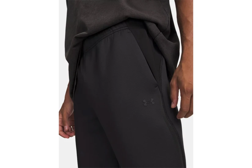 Under Armour Unstoppable Fleece Textured Ανδρικό Παντελόνι Φόρμας Μαύρο