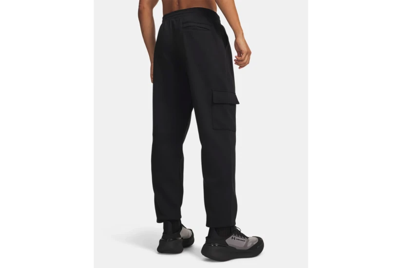 Under Armour Rival Fleece Ανδρικό Παντελόνι Cargo Μαύρο