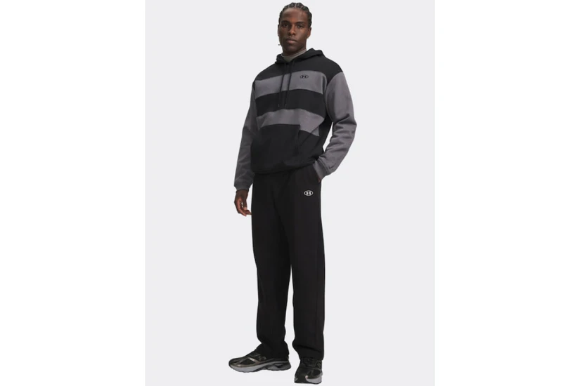 Under Armour Rival Fleece Ανδρικό Παντελόνι Φόρμας Μαύρο