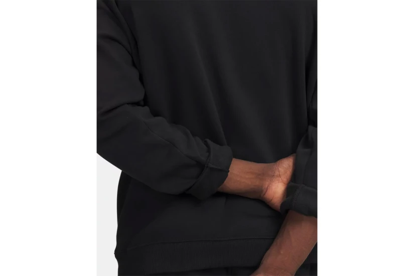 Under Armour Rival Fleece Ανδρική Μακρυμάνικη Μπλούζα με Λαιμόκοψη Μαύρη