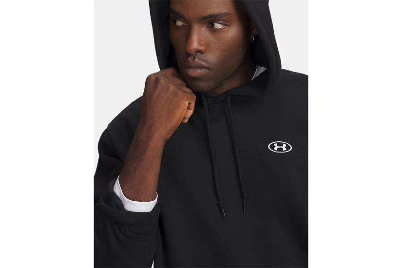 Under Armour Rival Fleece Ανδρικό Φούτερ με Κουκούλα Μαύρο