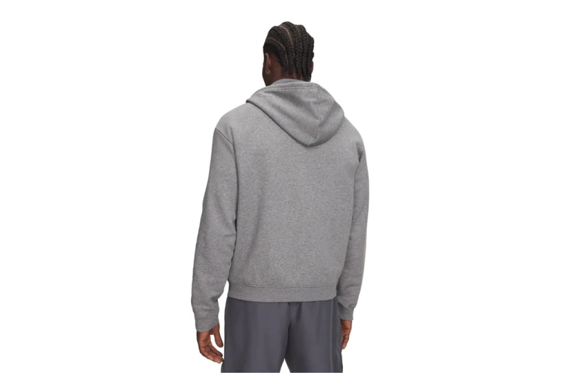 Under Armour Rival Fleece Ανδρική Βαμβακερή Ζακέτα με Κουκούλα Γκρι