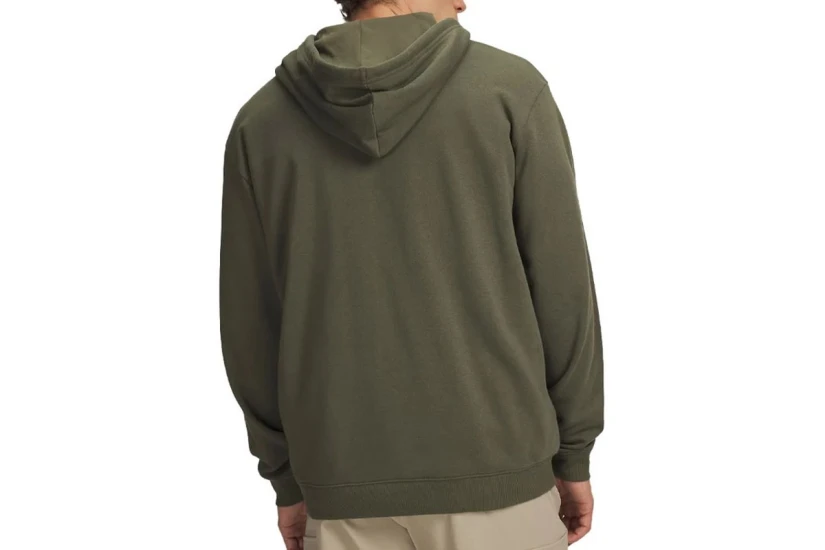 Under Armour Rival Fleece Ανδρική Βαμβακερή Ζακέτα με Κουκούλα Χακί