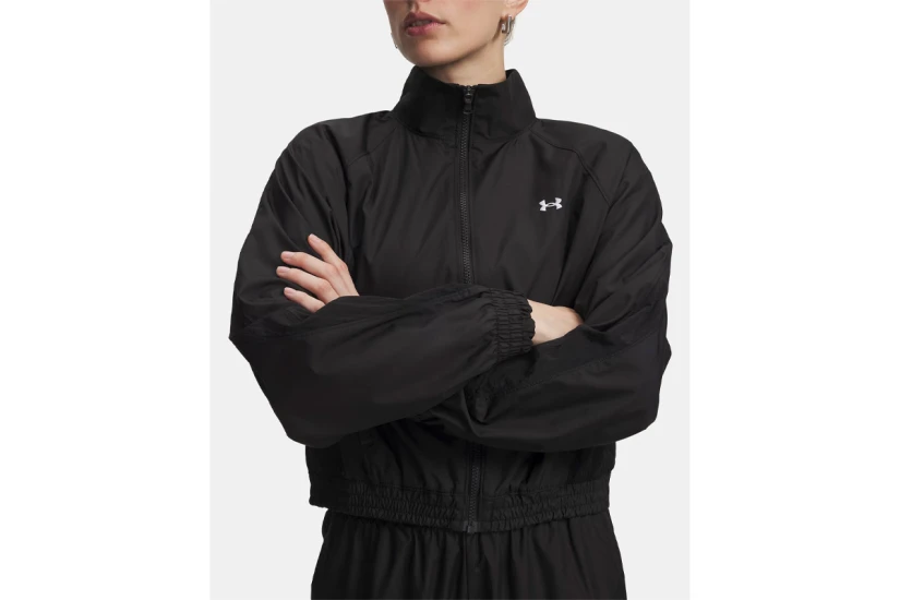 Under Armour Icon Woven Γυναικείο Ελαφρύ Μπουφάν Μαύρο