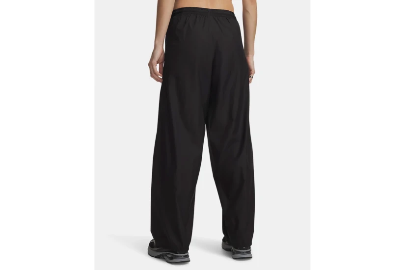 Under Armour Icon Woven Γυναικείο Παντελόνι Φόρμας Μαύρο