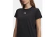 Under Armour Rival Cotton Wash Γυναικείο Κοντομάνικο T-Shirt Μαύρο
