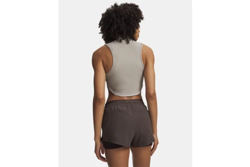 Under Armour Heatgear Crop Top Αμάνικο Γυναικείο (6013657 203)