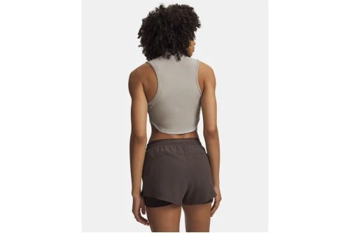 Under Armour Heatgear Crop Top Αμάνικο Γυναικείο (6013657 203)