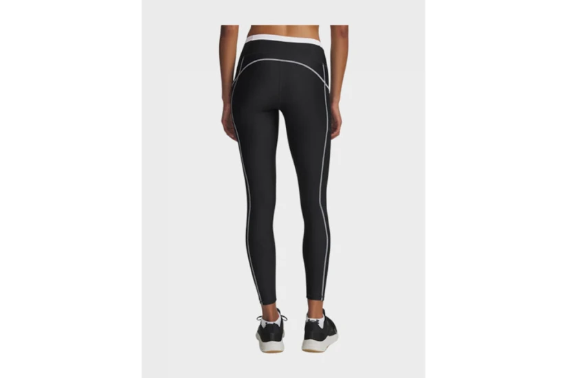 Under Armour Heatgear Novelty Γυναικείο Μακρύ Κολάν Μαύρο, Λευκό