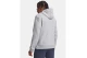 Under Armour Fleece Wordmark Emboss Ανδρικό Φούτερ με Κουκούλα Γκρι Ανοιχτό
