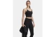 Under Armour Motion Sport Tape Γυναικείο Αμάνικο Crop Top Μαύρο, Λευκό
