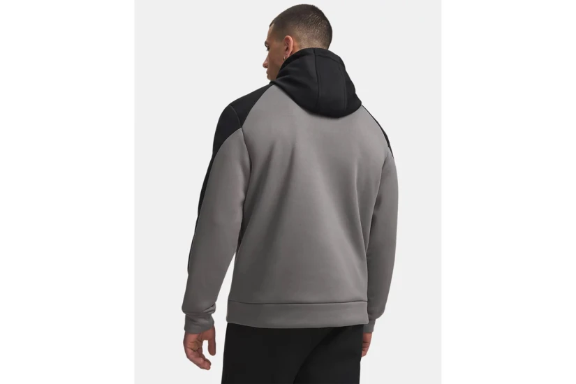 Under Armour Fleece Winterized Ανδρικό Φούτερ με Κουκούλα Γκρι, Μαύρο
