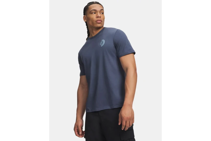 Under Armour Mountain Bison Ανδρικό Κοντομάνικο T-Shirt Γκρι Σκούρο
