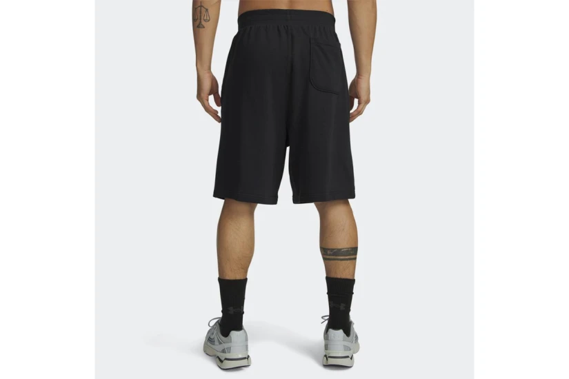 Under Armour Rival Lightweight Graphic Ανδρική Αθλητική Βερμούδα Μαύρη
