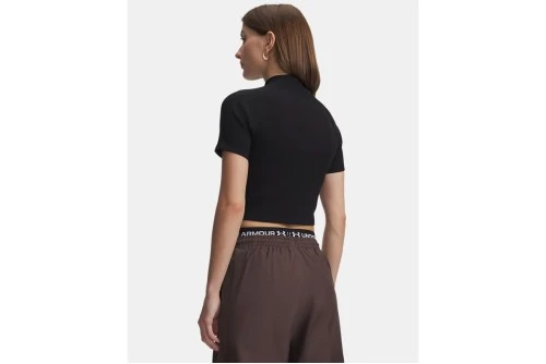 Under Armour Rib Mock Top Κοντομάνικο Με Ψηλό Λαιμό Γυναικείο (6014794 008)