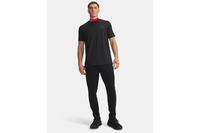 Under Armour Flex Fleece Tapered Ανδρικό Παντελόνι Φόρμας Μαύρο