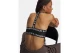 Under Armour Heatgear Mid T-Back Γυναικείο Μπουστάκι Μαύρο, Λευκό