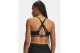 Under Armour Crossback Low Strappy Γυναικείο Μπουστάκι Μαύρο