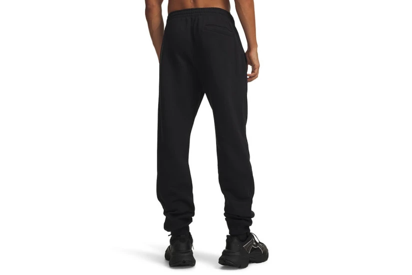 Under Armour Rival Fleece Ανδρικό Παντελόνι Φόρμας Μαύρο