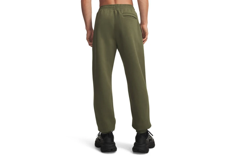 Under Armour Rival Fleece Ανδρικό Παντελόνι Φόρμας Πράσινο