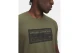 Under Armour Box Wordmark Label Ανδρικό Κοντομάνικο T-Shirt Χακί, Μαύρο