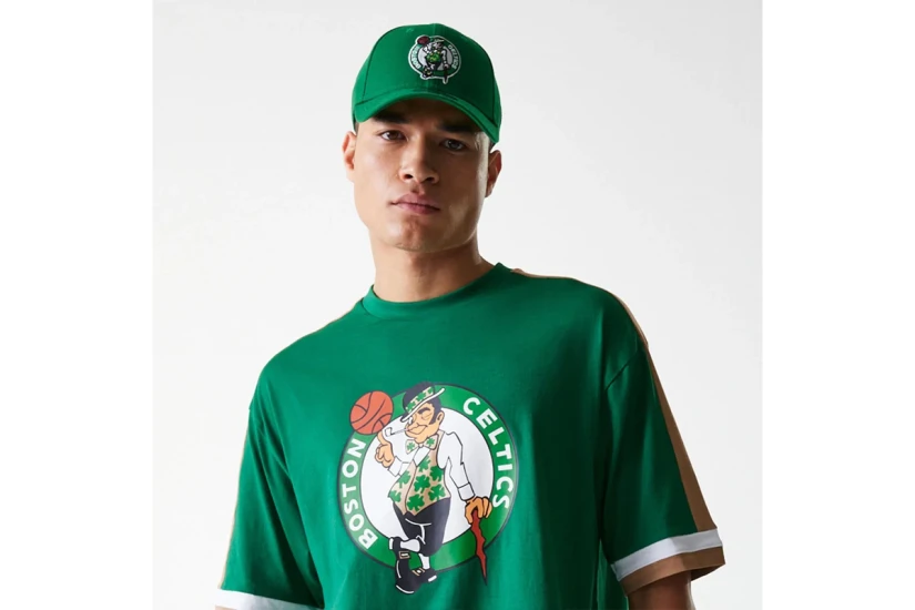 New Era NBA Boston Celtics Panel Ανδρικό Κοντομάνικο T-Shirt NBA