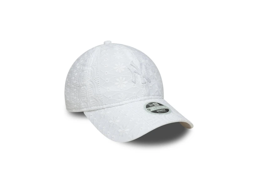 New Era New York Yankees MLB Broderie 9TWENTY Καπέλο Strapback Λευκό