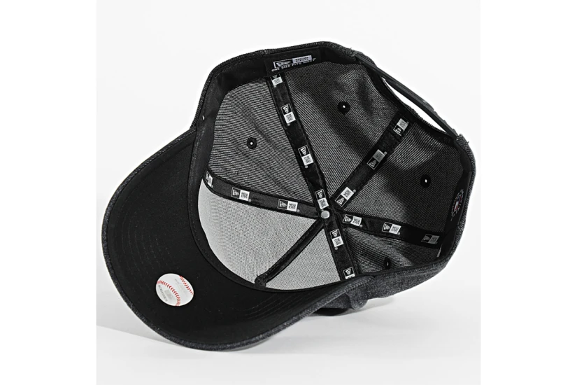 New Era New York Yankees MLB Denim 9Forty Καπέλο Snapback Μαύρο