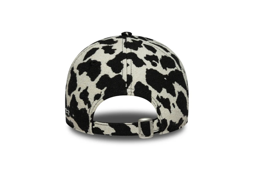 New Era New York Yankees MLB Cow 9Forty Καπέλο Strapback Λευκό, Μαύρο