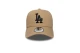 New Era Los Angeles Dodgers League Essentials Καπέλο Snapback Κάμελ, Μαύρο
