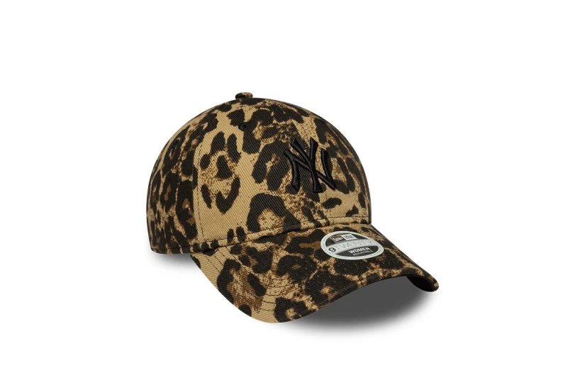 New Era New York Yankees MLB 9Twenty Leopard Καπέλο Strapback Καφέ, Μαύρο, Μπεζ