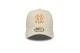 New Era New York Yankees MLB Outline Cream 9FORTY E-Frame Trucker Καπέλο Snapback Εκρού, Πορτοκαλί