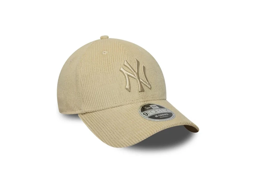 New Era New York Yankees MLB Cord 9Forty M-Crown Καπέλο Strapback Εκρού