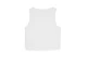 Puma Classics Ribbed Crop Top Γυναικεία Αμάνικη Μπλούζα Λευκή