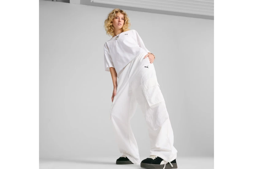 Puma Wardrobe Essentials Γυναικείο Cargo Παντελόνι Φόρμας