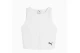 Puma Wardrobe Essentials Γυναικείο Αμάνικο Crop Top Λευκό