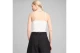 Puma Wardrobe Essentials Γυναικείο Αμάνικο Crop Top Λευκό