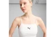 Puma Wardrobe Essentials Γυναικείο Αμάνικο Crop Top Λευκό