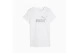 Puma Ess Metallic No. 1 Logo Γυναικεία Κοντομάνικη Μπλούζα Λευκή