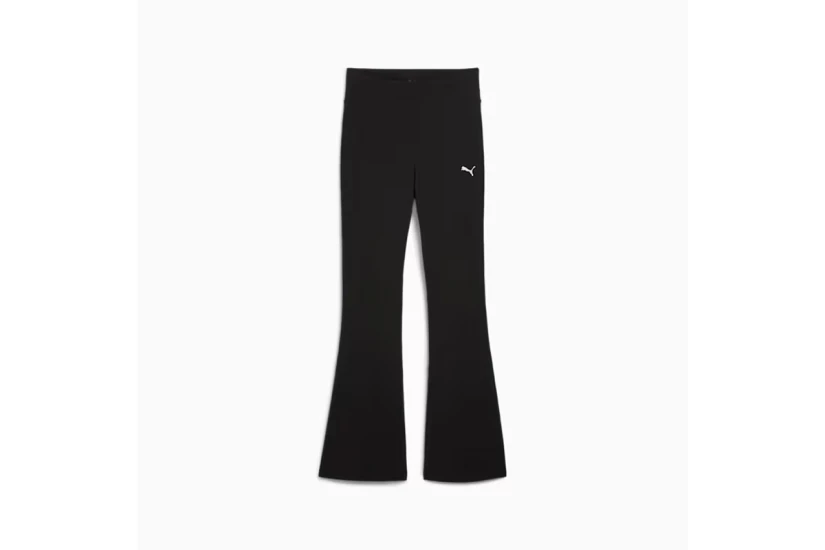 Puma Essentials High-Waist Flared Γυναικείο Μακρύ Κολάν Μαύρο
