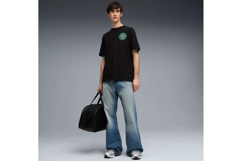 Puma Sunset Drive Ανδρικό Κοντομάνικο T-Shirt Μαύρο