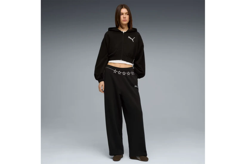 Puma Essentials Graphics Bedazzled Γυναικείο Παντελόνι Φόρμας