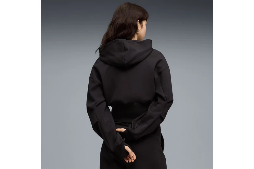 Puma Pumatech Sense Γυναικεία Ζακέτα με Κουκούλα Μαύρη